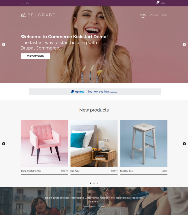 Bootiga storefront preview